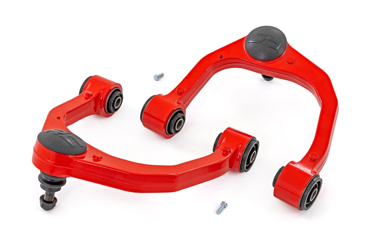 Toyota 4Runner Upper Control Arms - Rough Country - Forged - Red - '10-'24